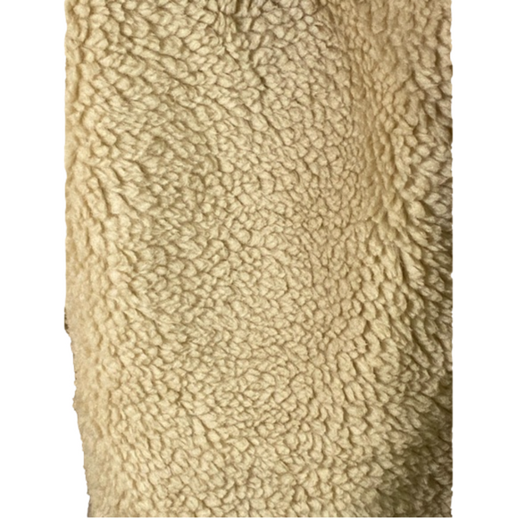 Chic Soul Tan & Cream Faux Fur Sherpa Teddy Bear Jacket Size 3XL NWOT SKU0620 - Picture 4 of 9